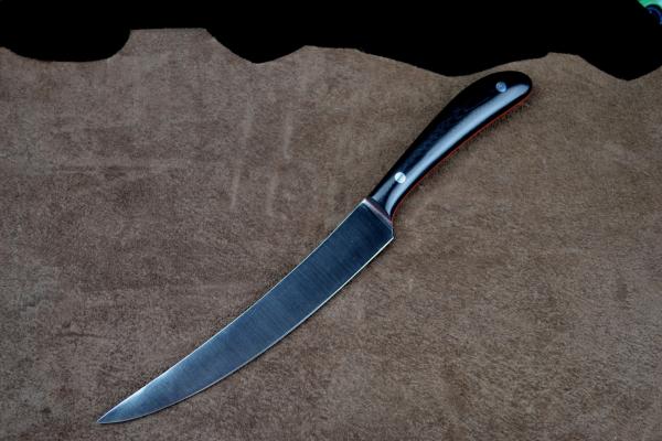Кухонный нож Киви 190 из сталей bohler н690,элмакс, 95х18, 440с