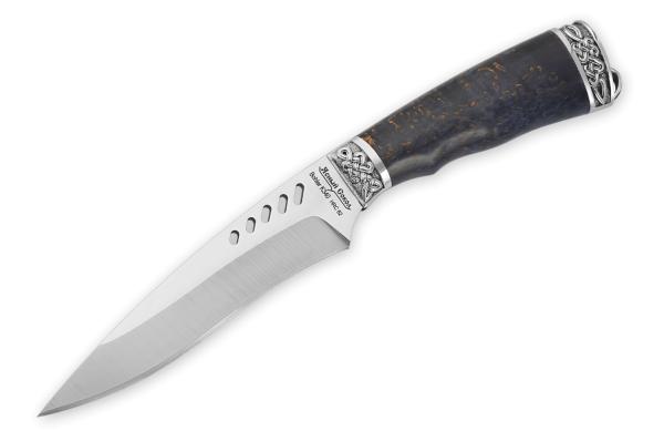 Нож всадной "Ведьма" для охоты и рыбалки из сталей bohler к340, н690, х12мф, 95х18, д2 и др.
