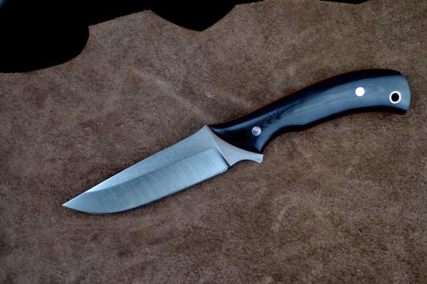 Нож цельнометаллический  "Охотник" (Туристического назначения) для охоты и рыбалки из сталей bohler к340, н690, х12мф, 95х18, д2 и др.