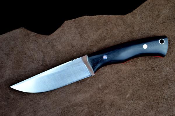 Нож цельнометаллический  "Сокол Фалкон" (Туристического назначения) для охоты и рыбалки из сталей bohler к340, н690, х12мф, 95х18, д2 и др.