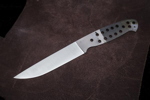 Клинок цельнометаллический для сборки ножа Боярин