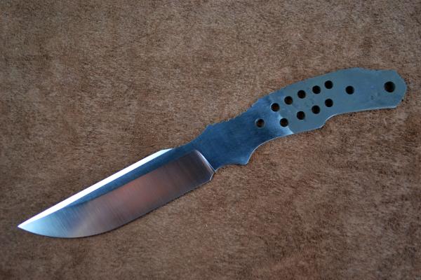 Клинок цельнометаллический для сборки ножа Кц-20
