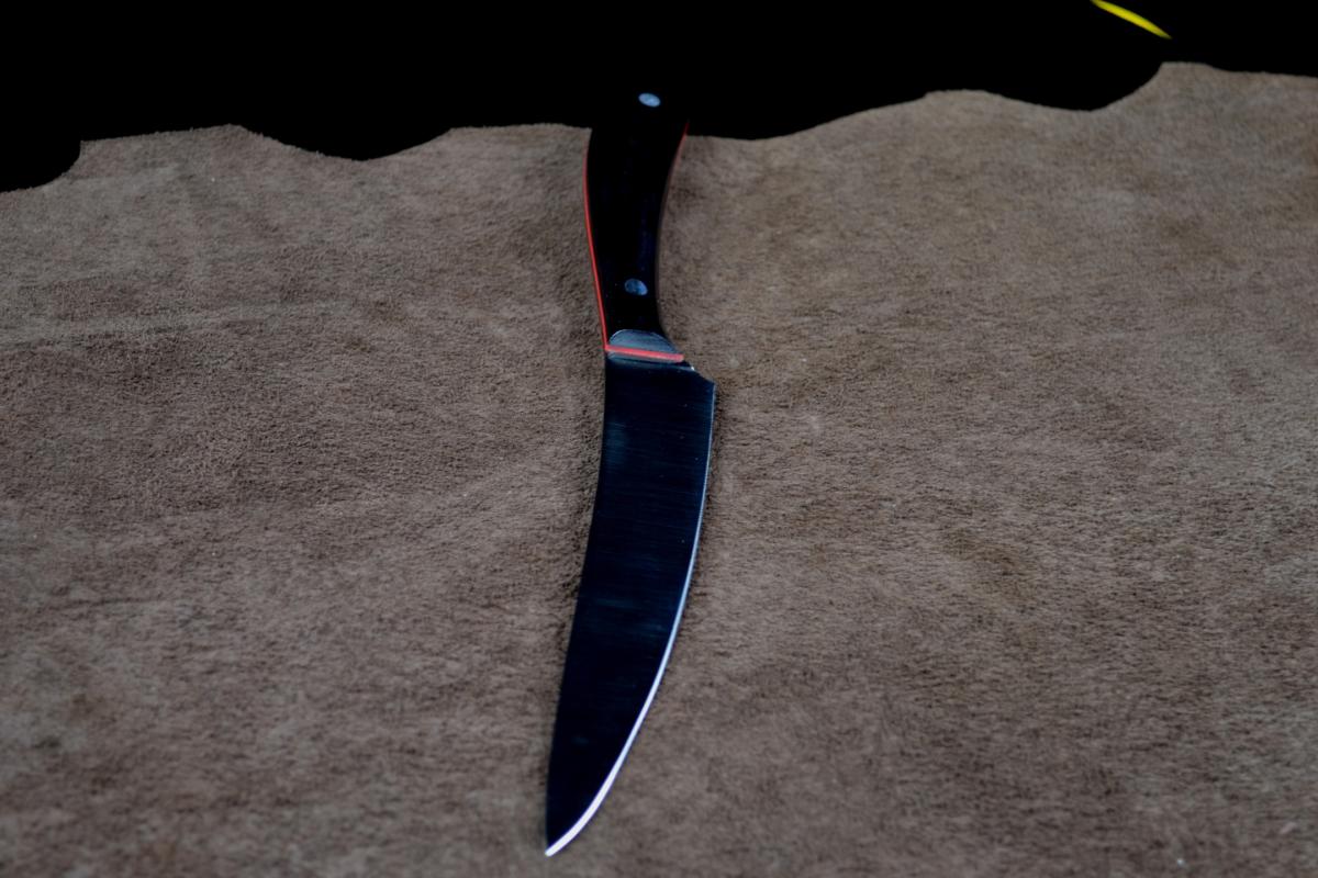 Кухонный нож Киви 160 из сталей bohler н690,элмакс, 95х18, 440с